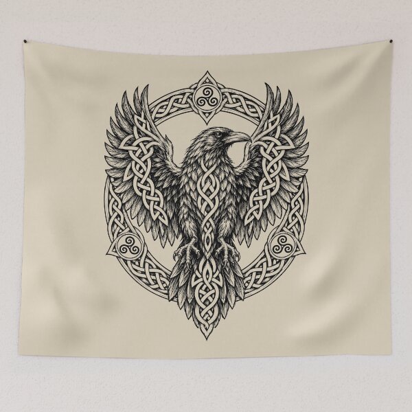 Item preview, Irish Celtic Raven designed and sold by bapupa.