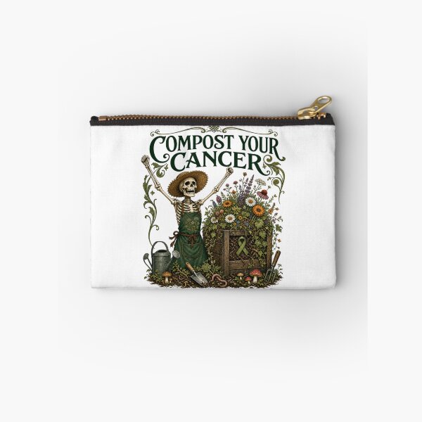 Item preview, Compost Your Cancer Turn It Into Flowers Gothic Art designed and sold by SedaMythica.