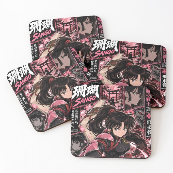 Item preview, Sango Anime Warrior – Demon Slayer Huntress with Giant Boomerang & Sakura designed and sold by Dyan4.