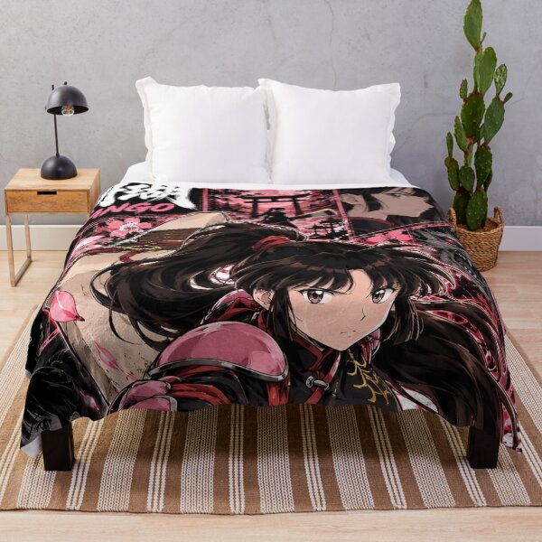 Item preview, Sango Anime Warrior – Demon Slayer Huntress with Giant Boomerang & Sakura designed and sold by Dyan4.