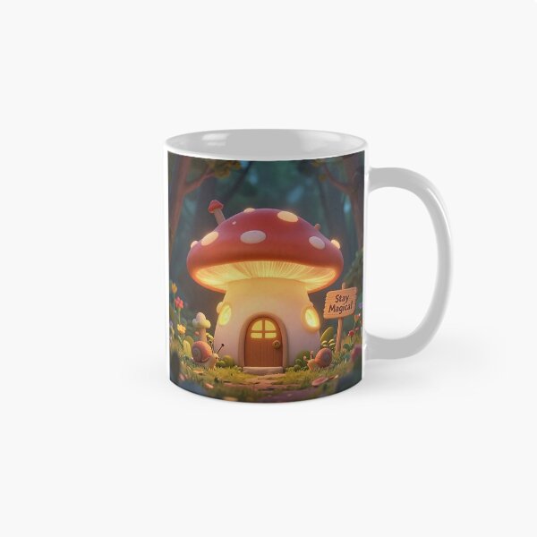 Item preview, Cute Magical Mushroom House Stay Magical designed and sold by MFMart.
