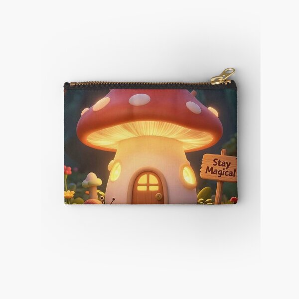 Item preview, Cute Magical Mushroom House Stay Magical designed and sold by MFMart.