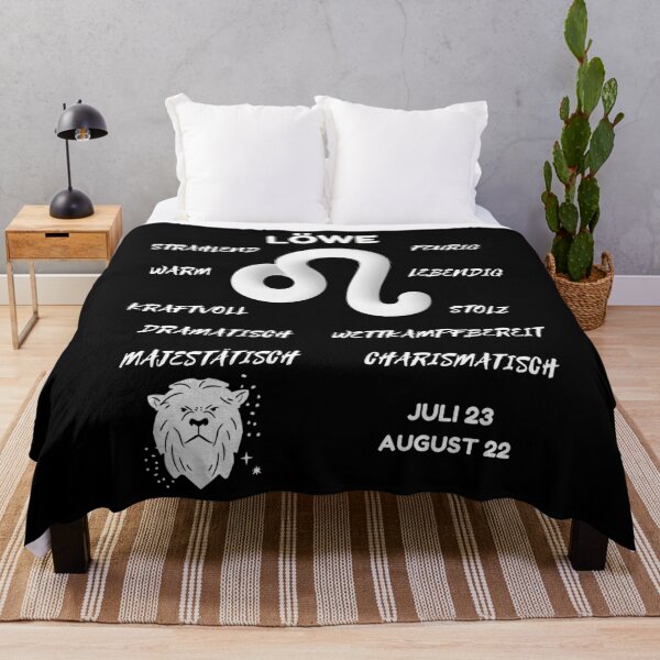 Artikelvorschau, Löwe Sternzeichen Astrologie Horoskop Symbol - Classic White & Black entworfen und verkauft von ZODIARA.