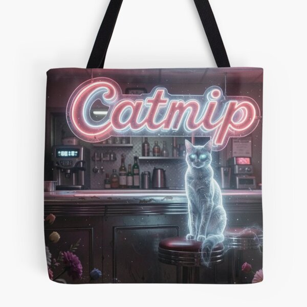 Item preview, Midnight at the Catnip Diner designed and sold by CreekSideCreat.
