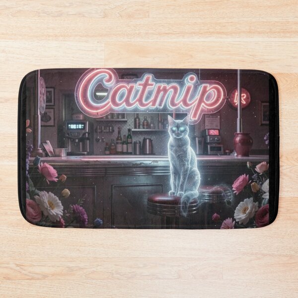 Item preview, Midnight at the Catnip Diner designed and sold by CreekSideCreat.