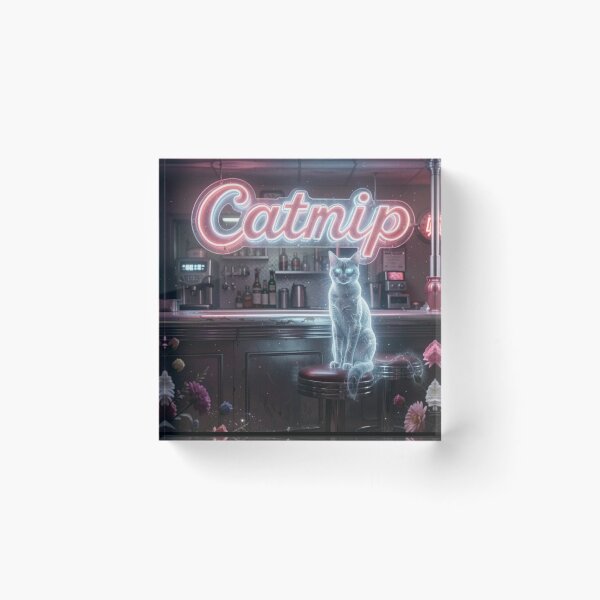 Item preview, Midnight at the Catnip Diner designed and sold by CreekSideCreat.