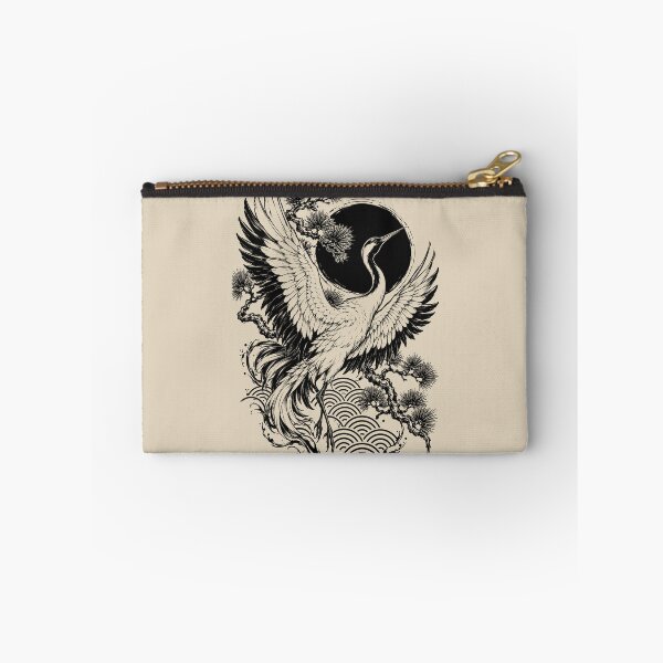Item preview, Japanese Aesthetic - Crane Rising Sun designed and sold by bapupa.