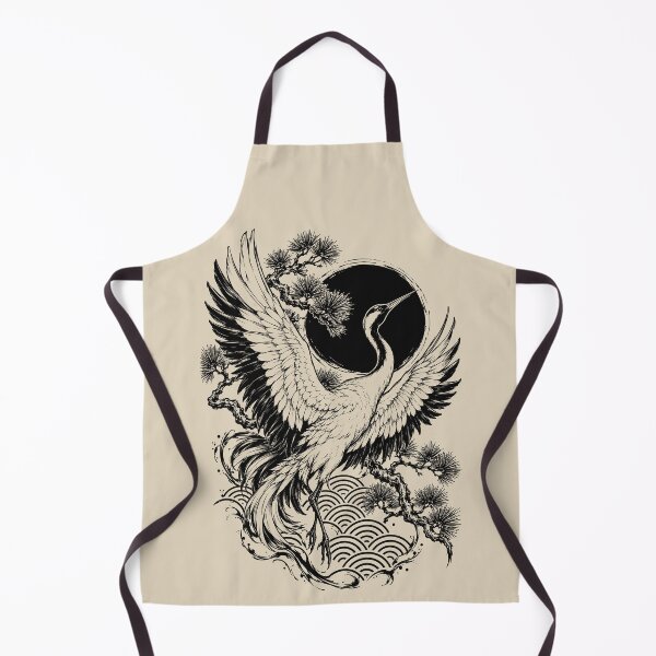 Item preview, Japanese Aesthetic - Crane Rising Sun designed and sold by bapupa.