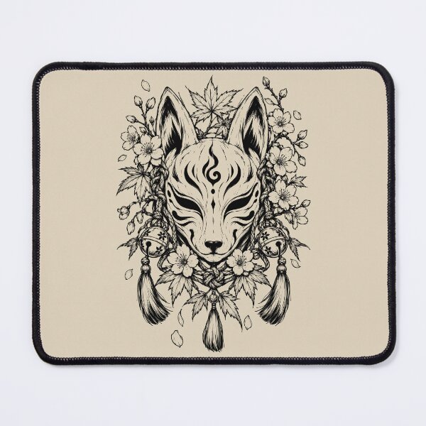 Item preview, Japanese Aesthetic - Kitsune Mask Blossom designed and sold by bapupa.
