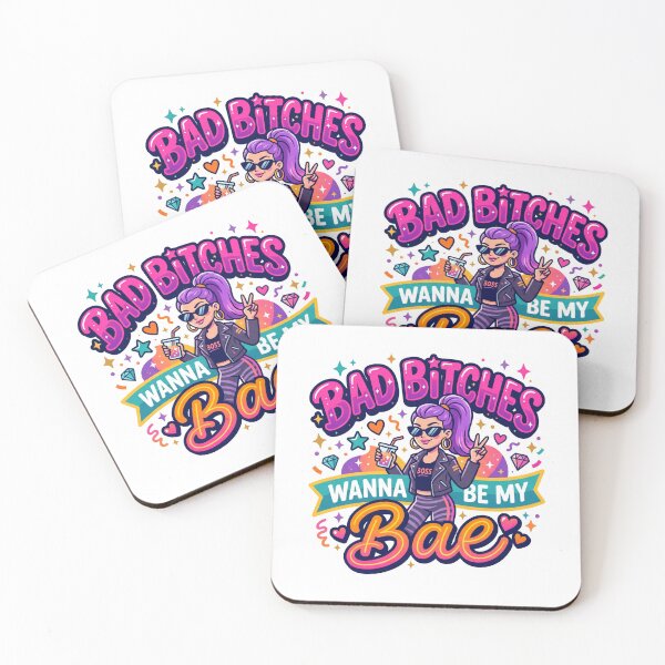 Item preview, Sassy Boss Girl Bad Bitches Wanna Be My Bae Sticker designed and sold by VPanPrint.