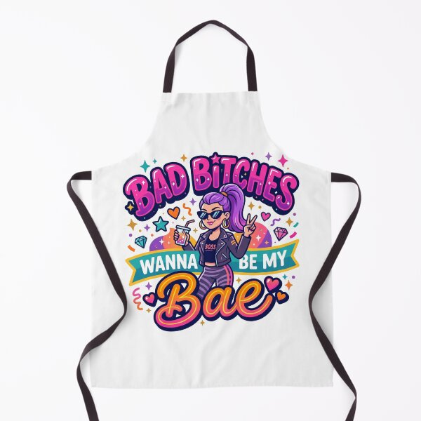 Item preview, Sassy Boss Girl Bad Bitches Wanna Be My Bae Sticker designed and sold by VPanPrint.