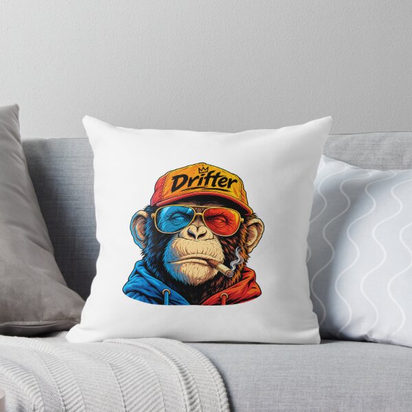 Item preview, Retro Drifter Monkey Streetwear designed and sold by thenksticker.