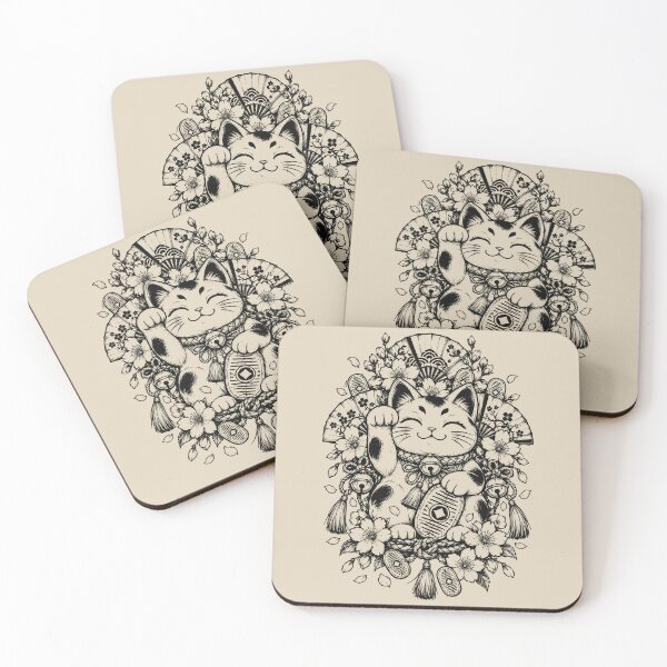 Item preview, Japanese Aesthetic - Maneki Neko Charm designed and sold by bapupa.