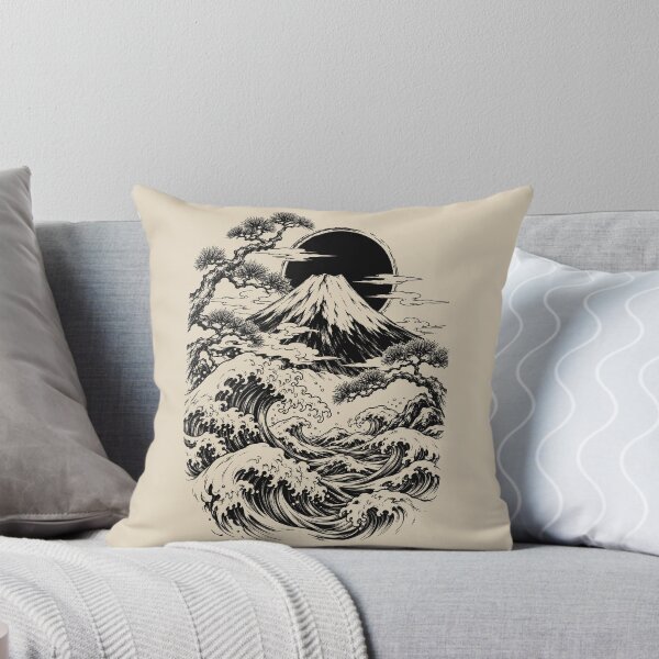 Item preview, Japanese Aesthetic - Mount Fuji Waves designed and sold by bapupa.