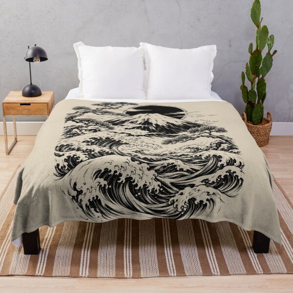 Item preview, Japanese Aesthetic - Mount Fuji Waves designed and sold by bapupa.