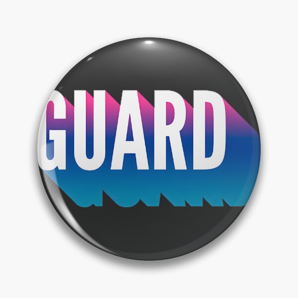 Item preview, Guard Silhouette with Long Gradient Shadow Design designed and sold by Avivasublima.