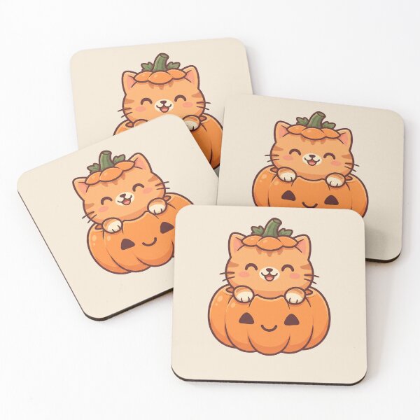 Item preview, Happy Cat in a Pumpkin designed and sold by Rariks.