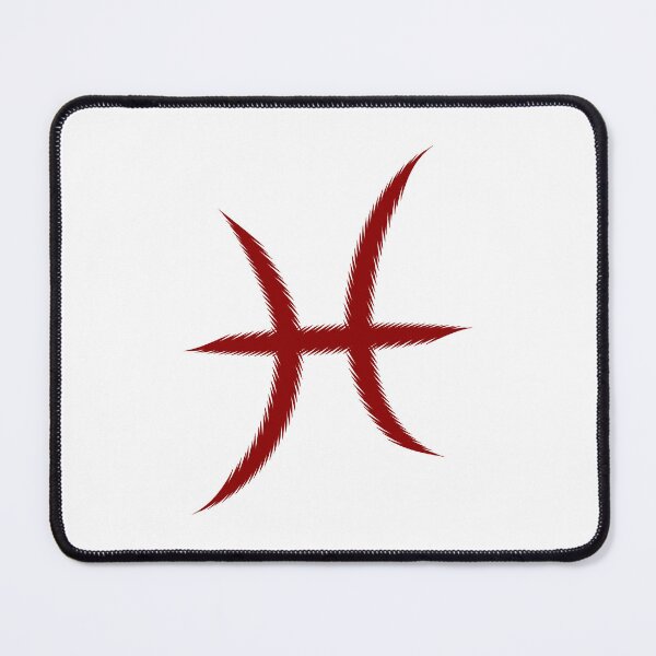 Item preview, Dark Red Pisces Two Fish Zodiac Symbol Design designed and sold by pattern-archive.