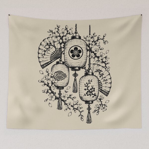 Item preview, Japanese Culture - Festival Lantern Display designed and sold by bapupa.