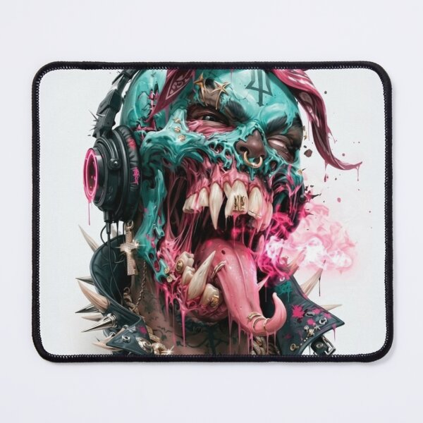 Item preview, Cyber-Zombie Gets Too 'Wired' on the Dancefloor designed and sold by Print Fiction.