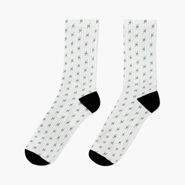 Item preview, Dark Green Pisces Two Fish Zodiac Symbol Design designed and sold by pattern-archive.