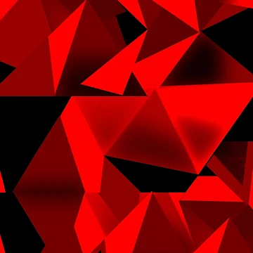 Artwork thumbnail, Geometric Red Triangles by Andrew Hitchen