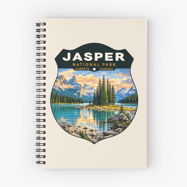 Item preview, Jasper National Park Canada – Vintage Retro Mountain Adventure designed and sold by Gideon Emmerich.