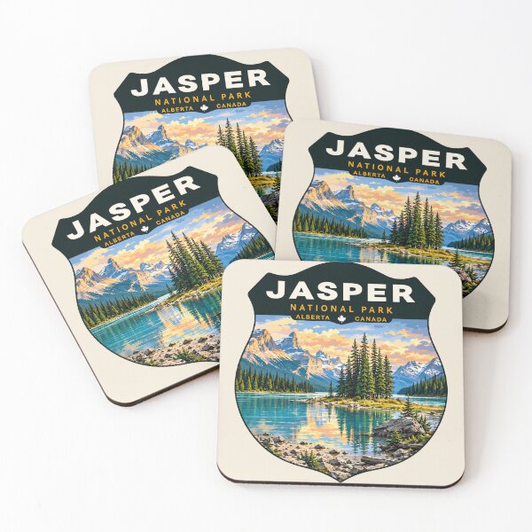 Item preview, Jasper National Park Canada – Vintage Retro Mountain Adventure designed and sold by Gideon Emmerich.