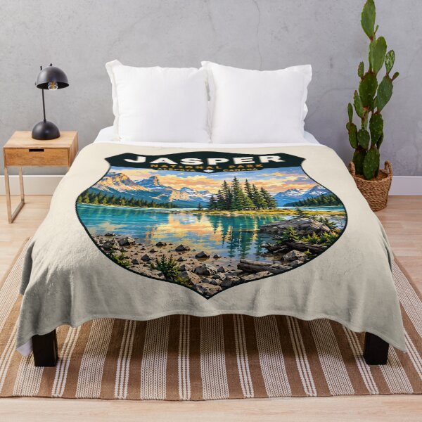 Item preview, Jasper National Park Canada – Vintage Retro Mountain Adventure designed and sold by Gideon Emmerich.