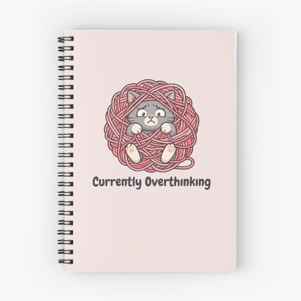 Item preview, Currently Overthinking Yarn Cat designed and sold by Rariks.