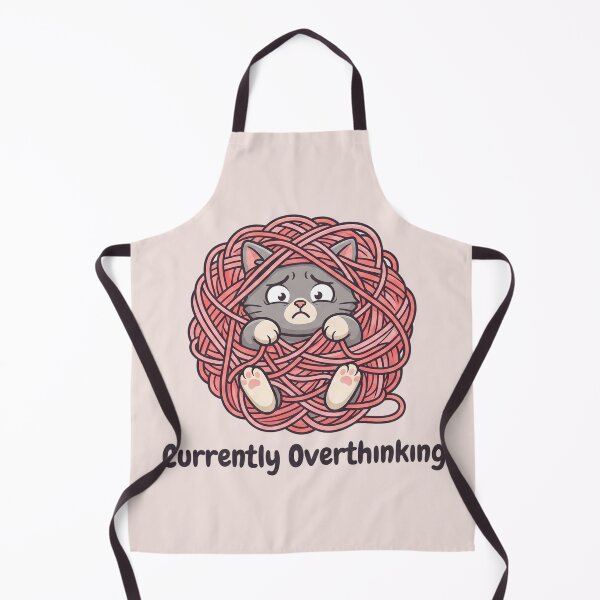 Item preview, Currently Overthinking Yarn Cat designed and sold by Rariks.