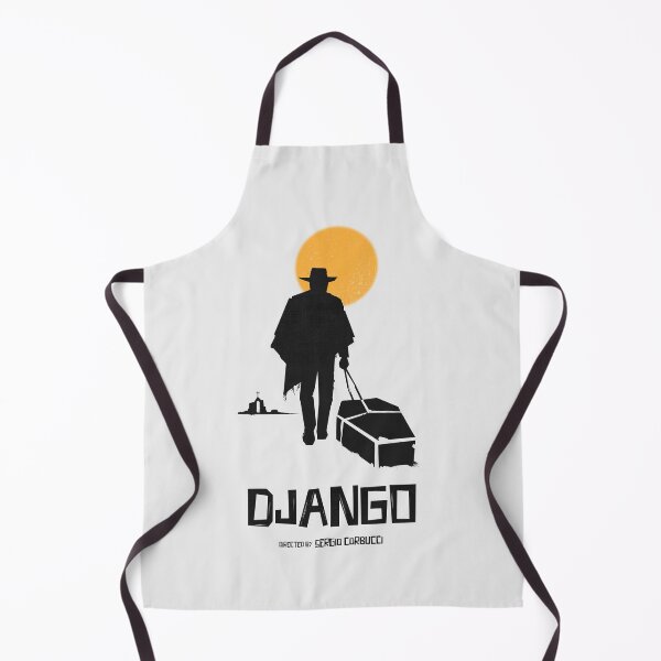 Artikelvorschau, Django 1966 Sergio Corbucci Filmplakat T-Shirt & Druck – minimalistische Retro-Spaghetti-Western-Kinokunst entworfen und verkauft von FULLER FACTORY.