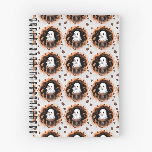 Item preview, Cute Ghost Halloween Polka Dot Seamless Pattern designed and sold by Camel & Quirk.
