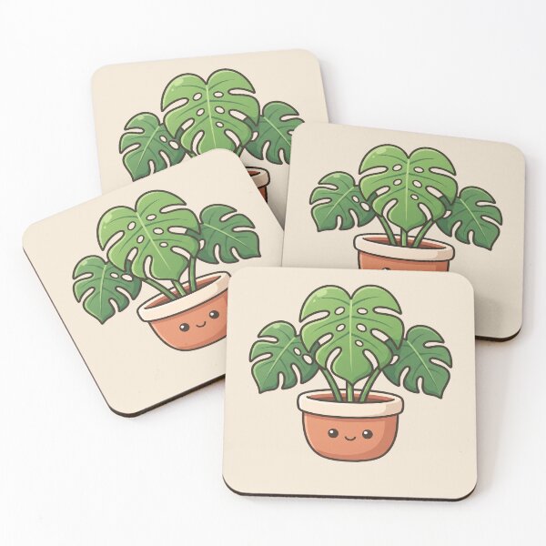 Item preview, Happy Monstera Plant in Pot designed and sold by Rariks.