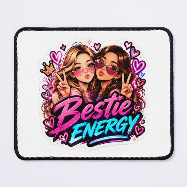 Item preview, Bestie Energy Cute Best Friends Art designed and sold by lorand-designs.