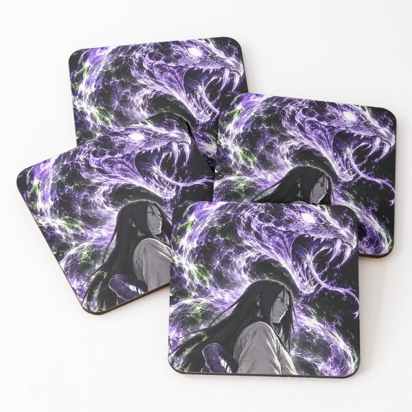 Item preview, Orochimaru Purple Serpent Anime Snake Warrior Dark Shinobi Art designed and sold by Dyan4.