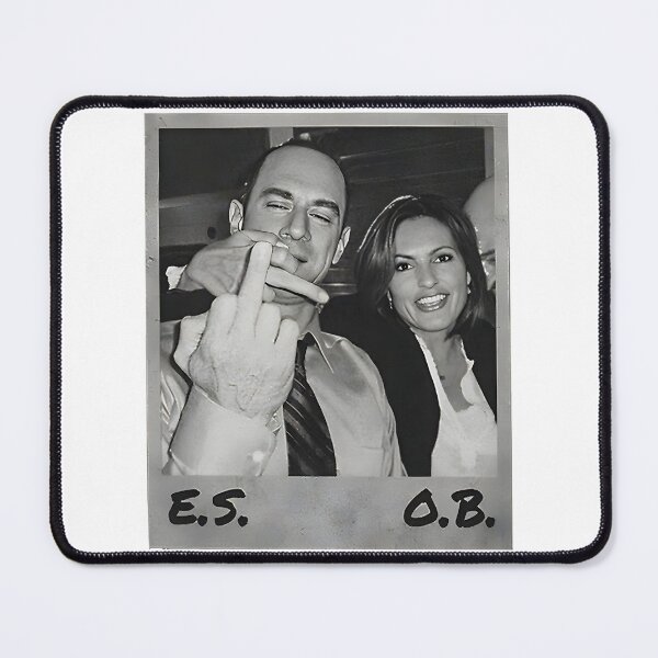 Item preview, Elliot Stabler and Olivia Benson Iconic Crime Drama Characters Artwork designed and sold by AndyMarkum.