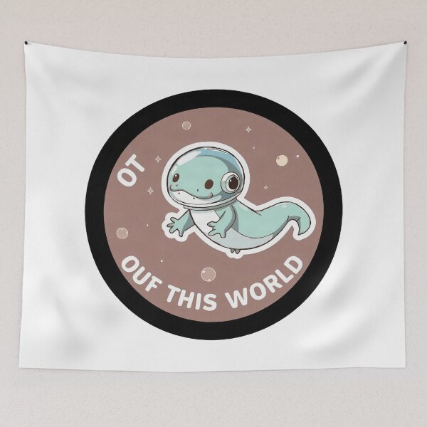 Item preview, Space Explorer Astronaut Axolotl Galaxy designed and sold by Arc2020.