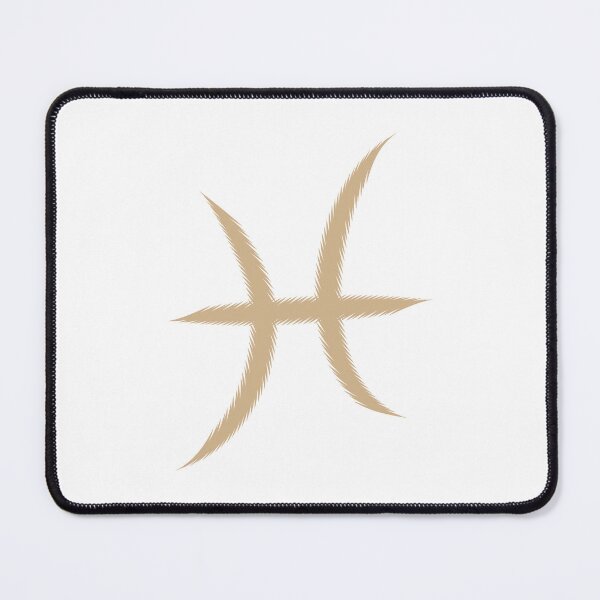 Item preview, Tan Pisces Two Fish Zodiac Symbol Design designed and sold by pattern-archive.