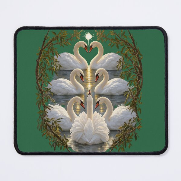 Item preview, Seven Swans-A-Swimming 12 Days-Of-Christmas designed and sold by taiche.
