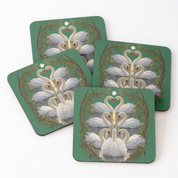 Item preview, Seven Swans-A-Swimming 12 Days-Of-Christmas designed and sold by taiche.