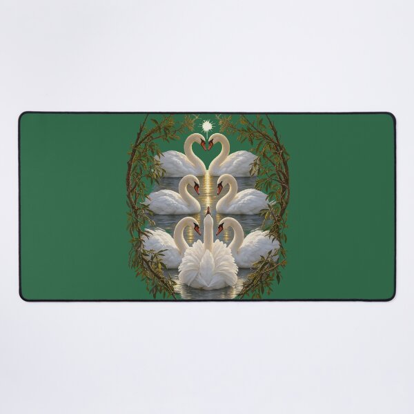 Item preview, Seven Swans-A-Swimming 12 Days-Of-Christmas designed and sold by taiche.
