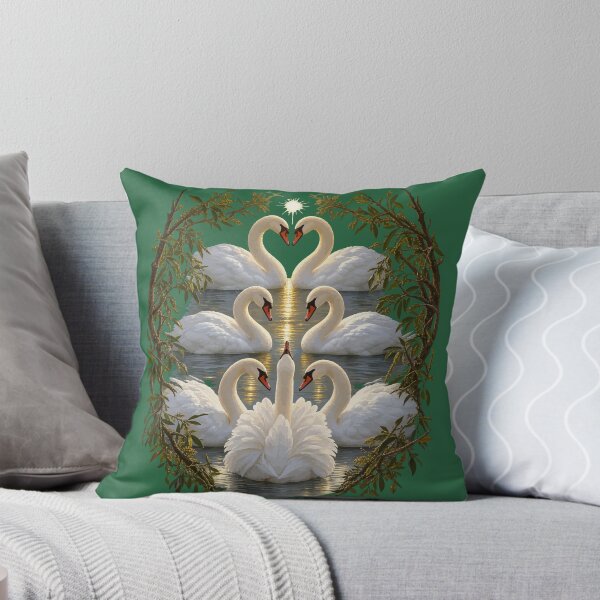 Item preview, Seven Swans-A-Swimming 12 Days-Of-Christmas designed and sold by taiche.