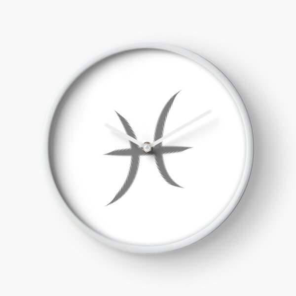 Item preview, Gray Pisces Two Fish Zodiac Symbol Design designed and sold by pattern-archive.