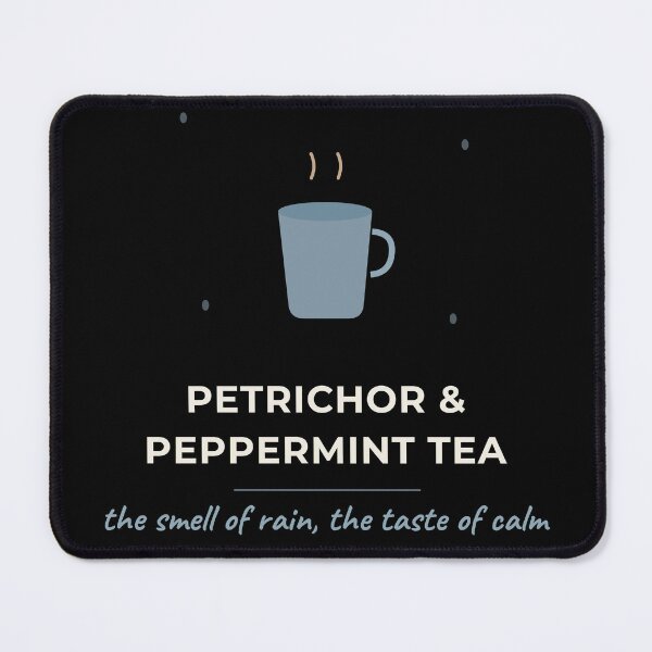 Item preview, Petrichor Peppermint Tea Cozy Rainy Day Aesthetic designed and sold by The Cozy Design Studio.