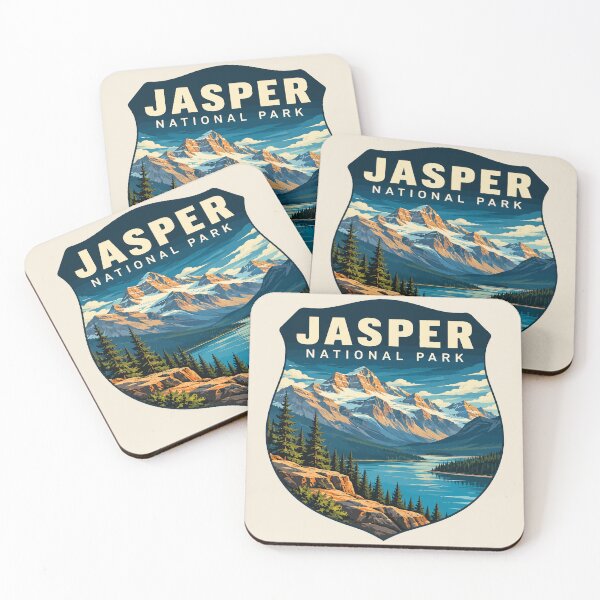 Item preview, Jasper National Park Canada – Vintage Retro Mountain Adventure designed and sold by Gideon Emmerich.