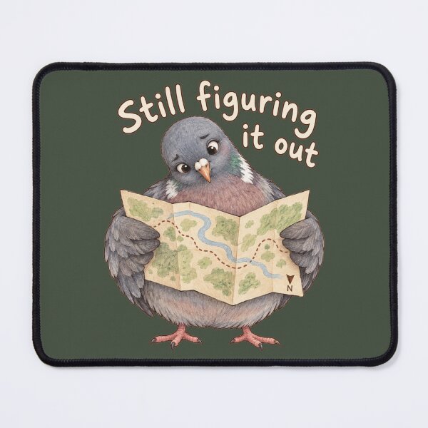 Item preview, Still Figuring It Out Pigeon designed and sold by ChirpInc.