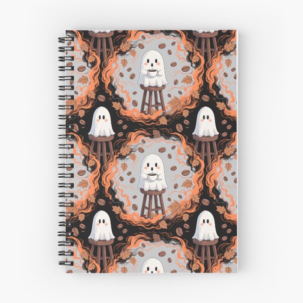 Item preview, Cute Ghost Halloween Stool Seamless Pattern designed and sold by Camel & Quirk.