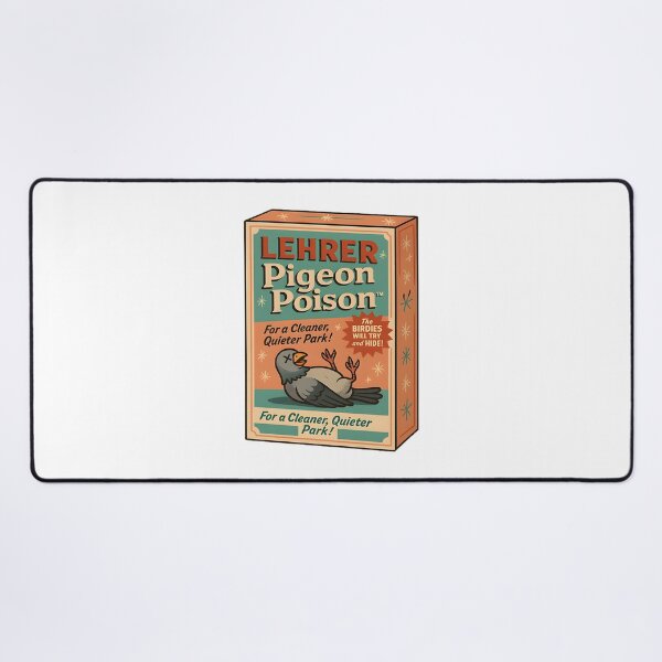Item preview, Lehrer’s Pigeon Poison Vintage Style Illustration Artwork designed and sold by shehandilhara.