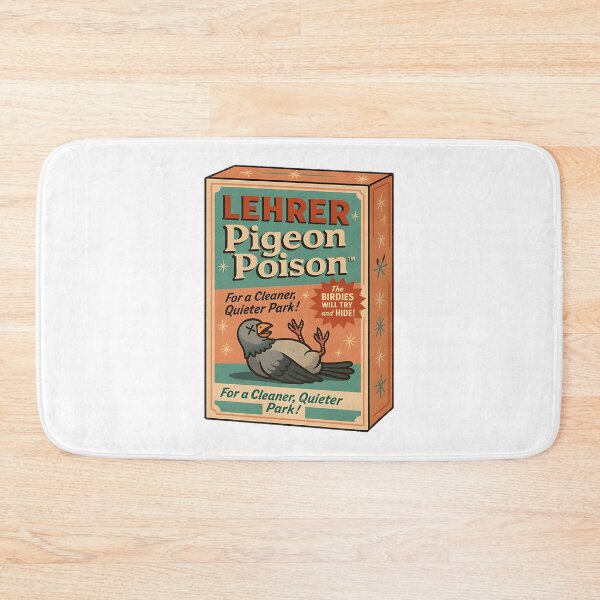 Item preview, Lehrer’s Pigeon Poison Vintage Style Illustration Artwork designed and sold by shehandilhara.